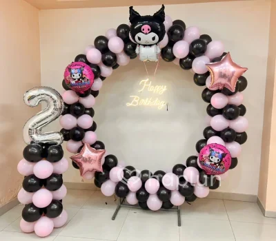 Kuromi Cartoon World Theme Decor