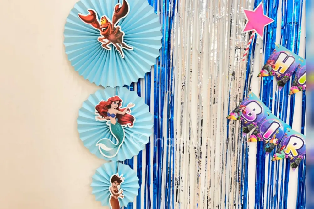 Mermaid Balloon Theme Decor
