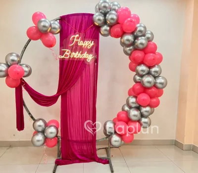 Minimal Cloth Pink Ring Setup