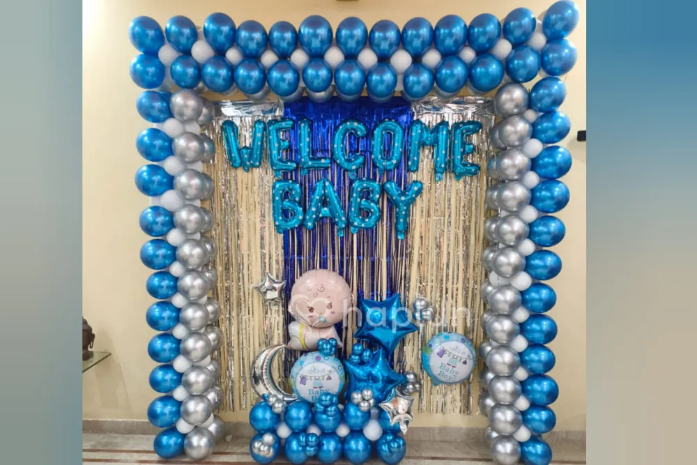 New Born Baby Boy Welcome Decor