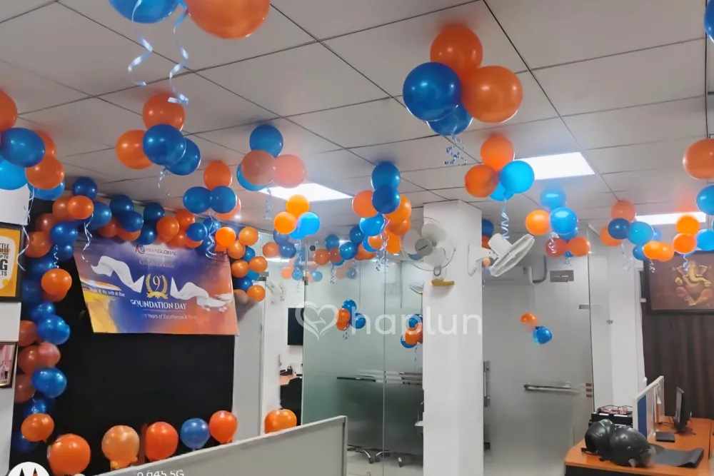 Office Festive Balloon Decoration