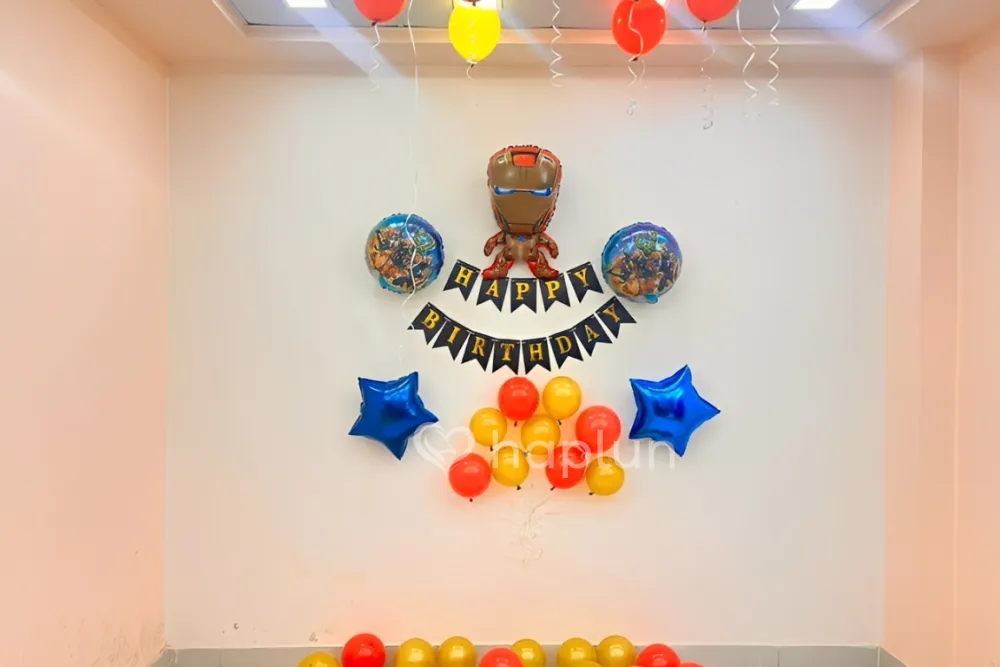 Red & Golden Iron Man Decor