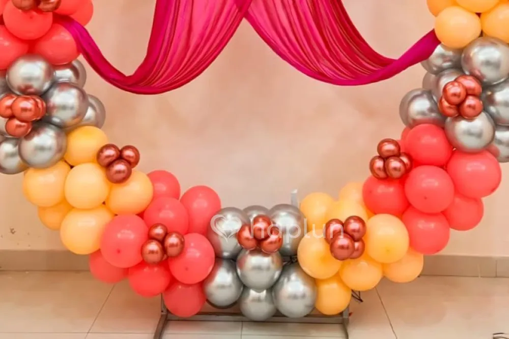 Ring Birthday Balloon Setup