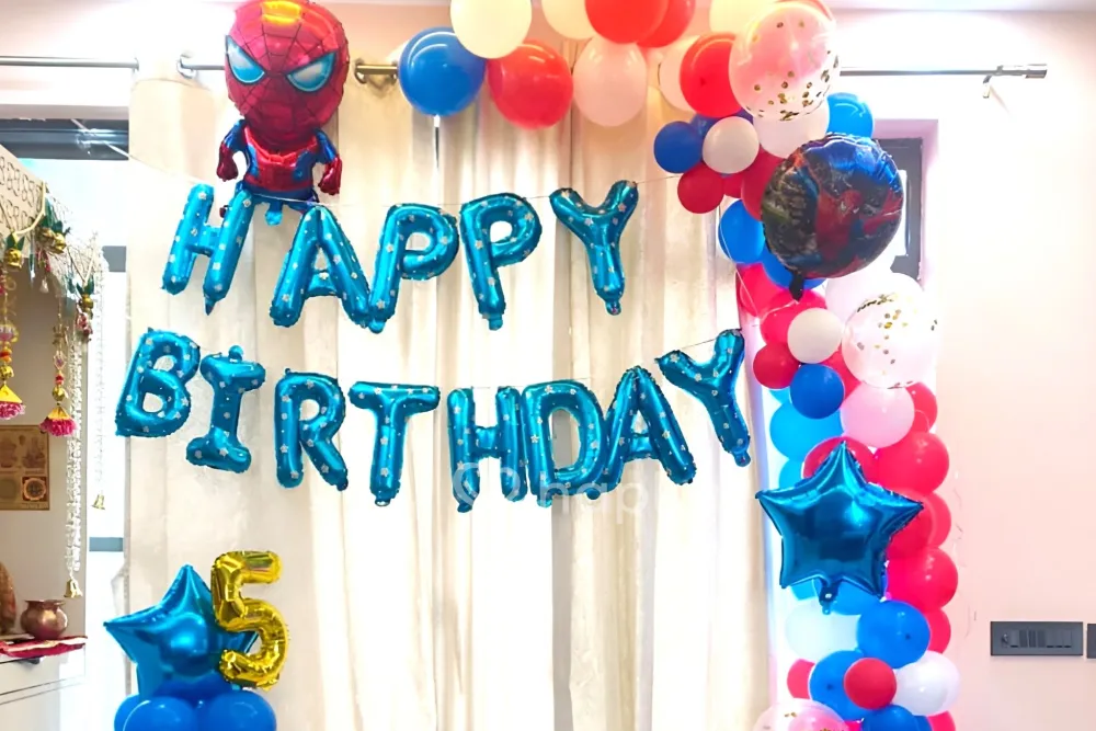 Spider-Man Kids Birthday Decor