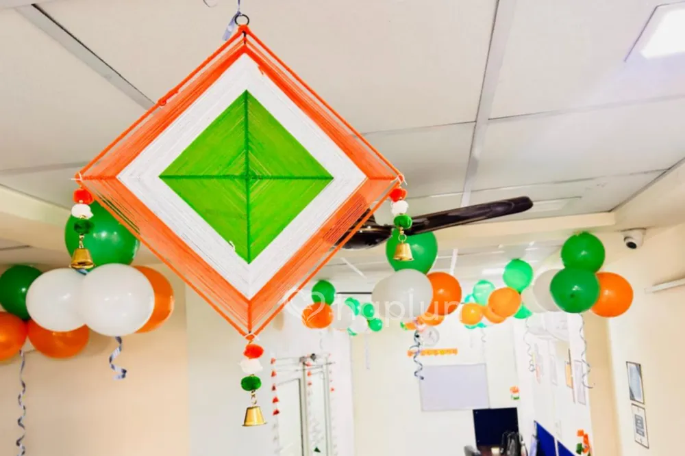 Tri color republic Day Decor