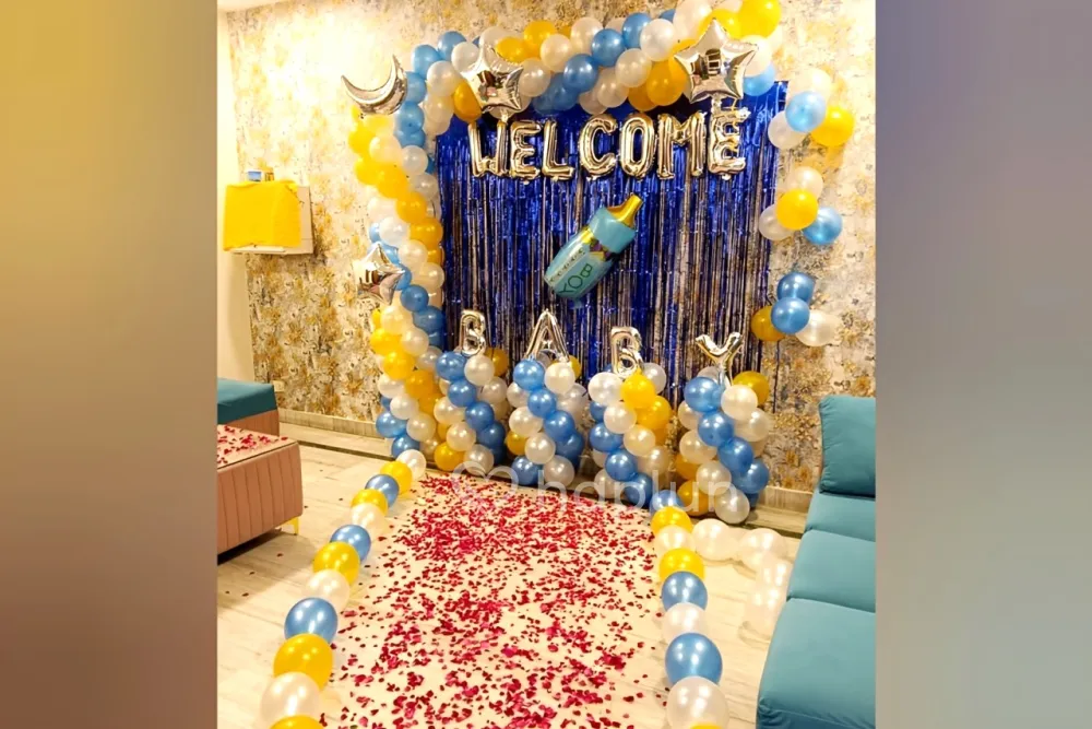 Baby Boy Welcome Decoration