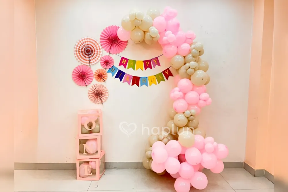 Baby Girl First Birthday Decor