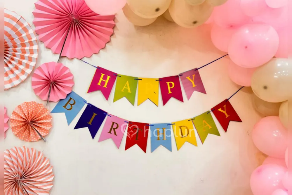 Baby Girl Pink 1st  Birthday Decor