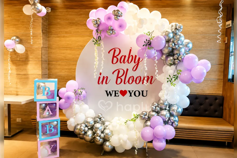 Baby in Bloom Baby Shower Decoration