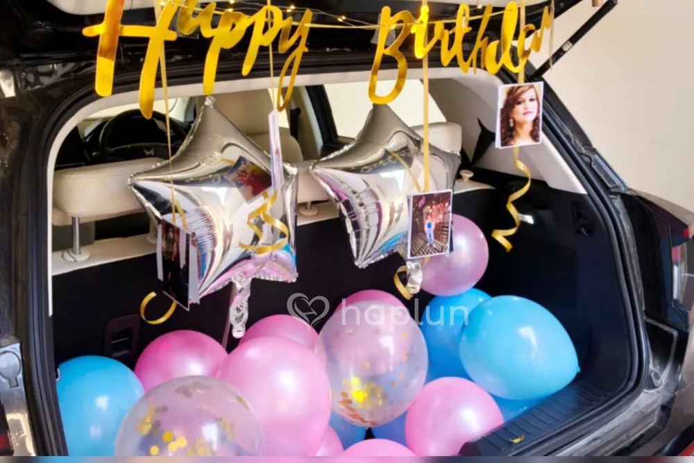Birthday Car Boot Surprise Decor