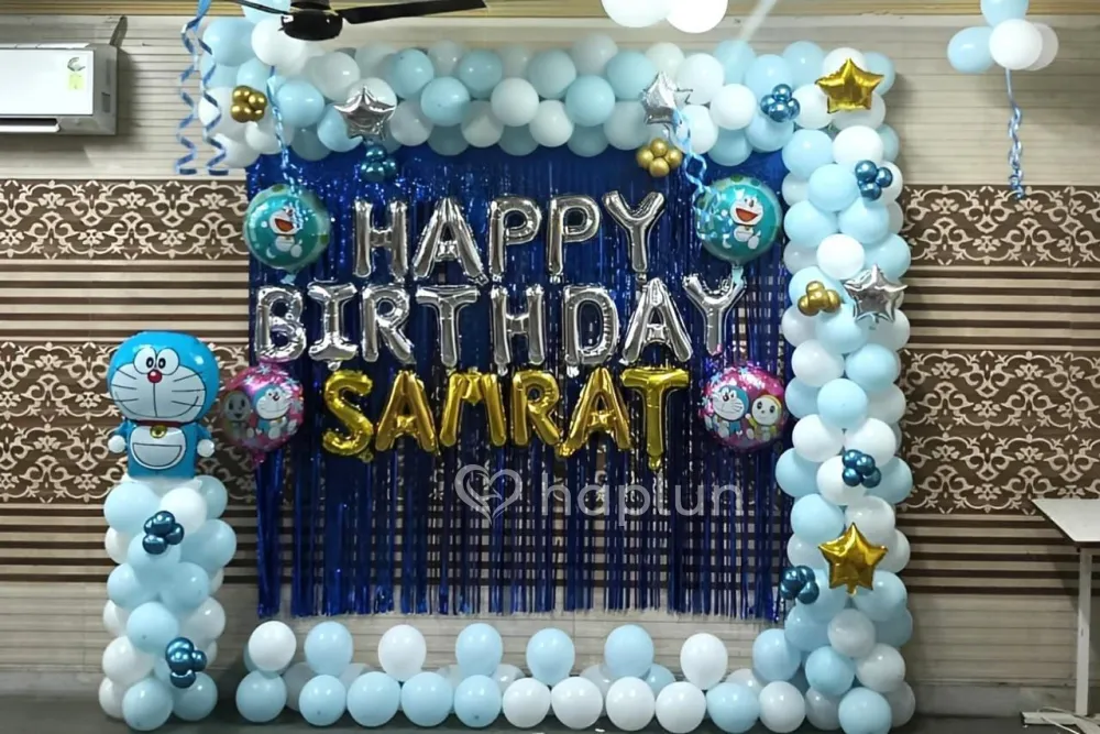 Doraemon Theme On Wall Decoration