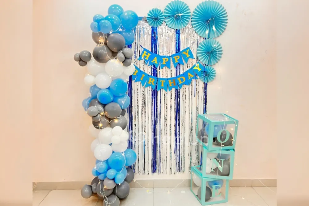 First Birthday Surprise Decor