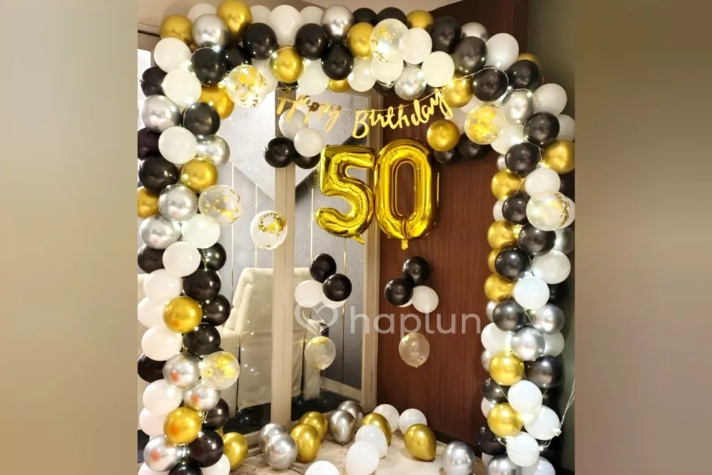 Golden Jubilee Birthday Decor