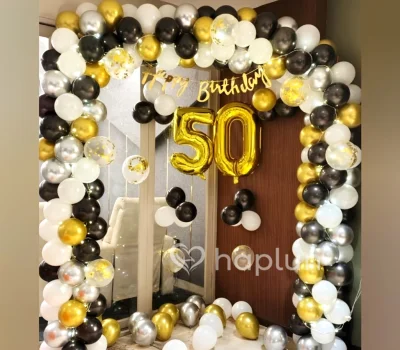 Golden Jubilee Birthday Decor