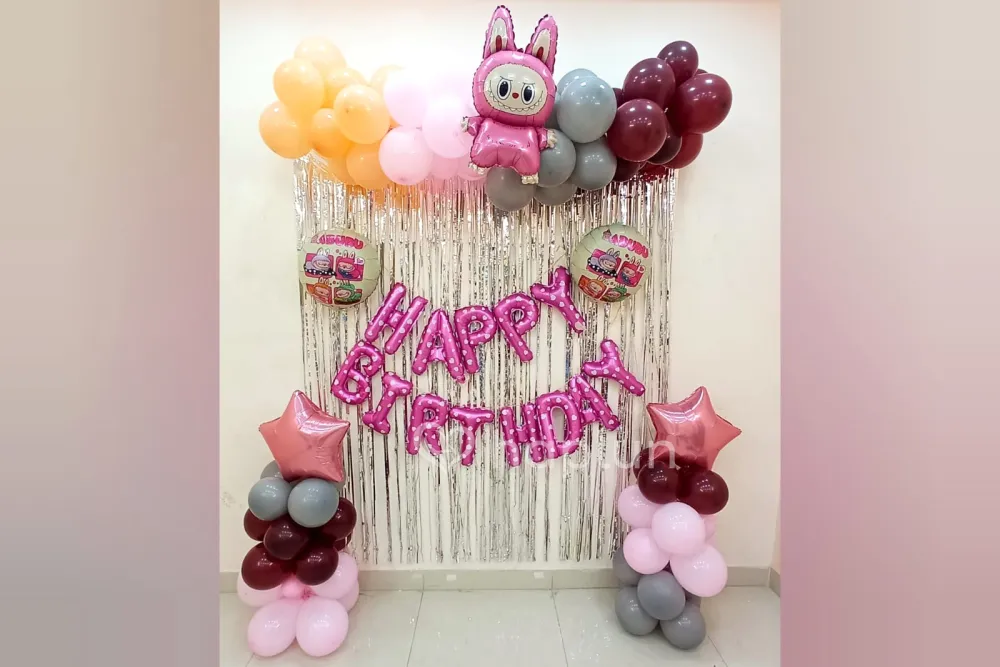 Labubu Birthday Surprise Decor