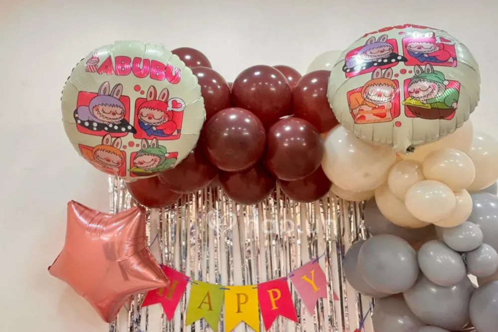 Labubu Doll Balloon Decoration