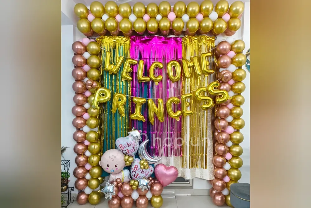 New Born Baby Girl Welcome Decor