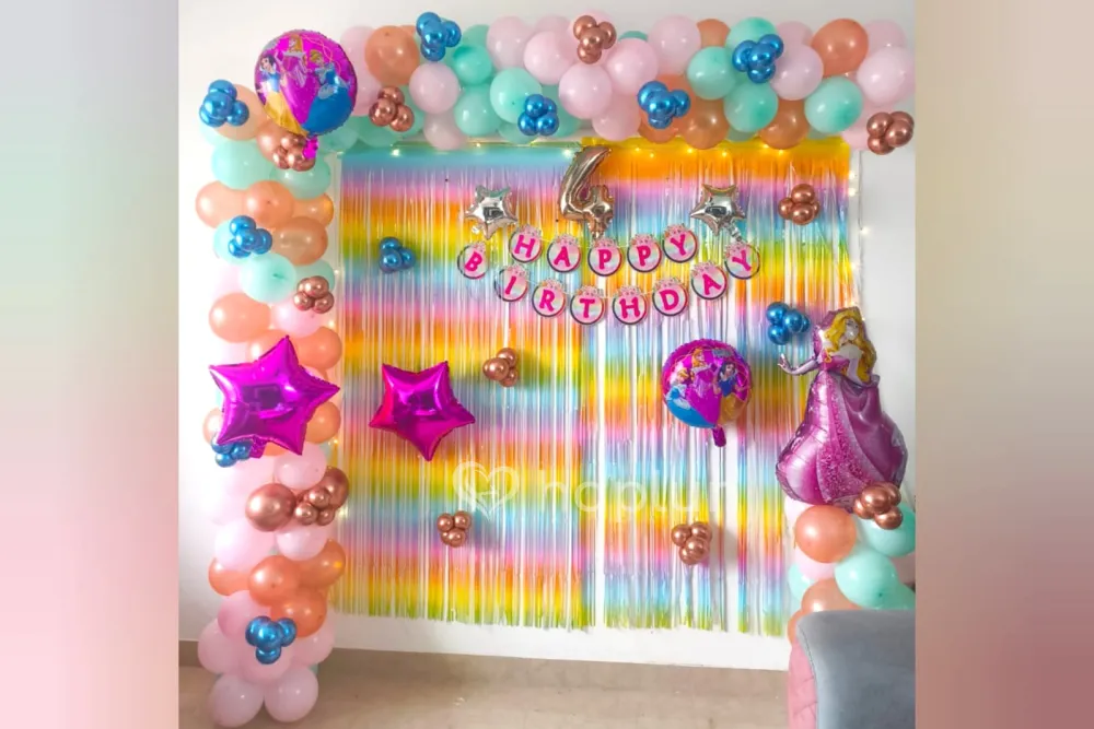 Princess Rainbow Theme Decoration