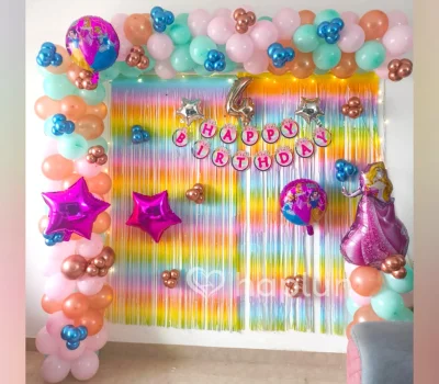 Princess Rainbow Theme Decoration