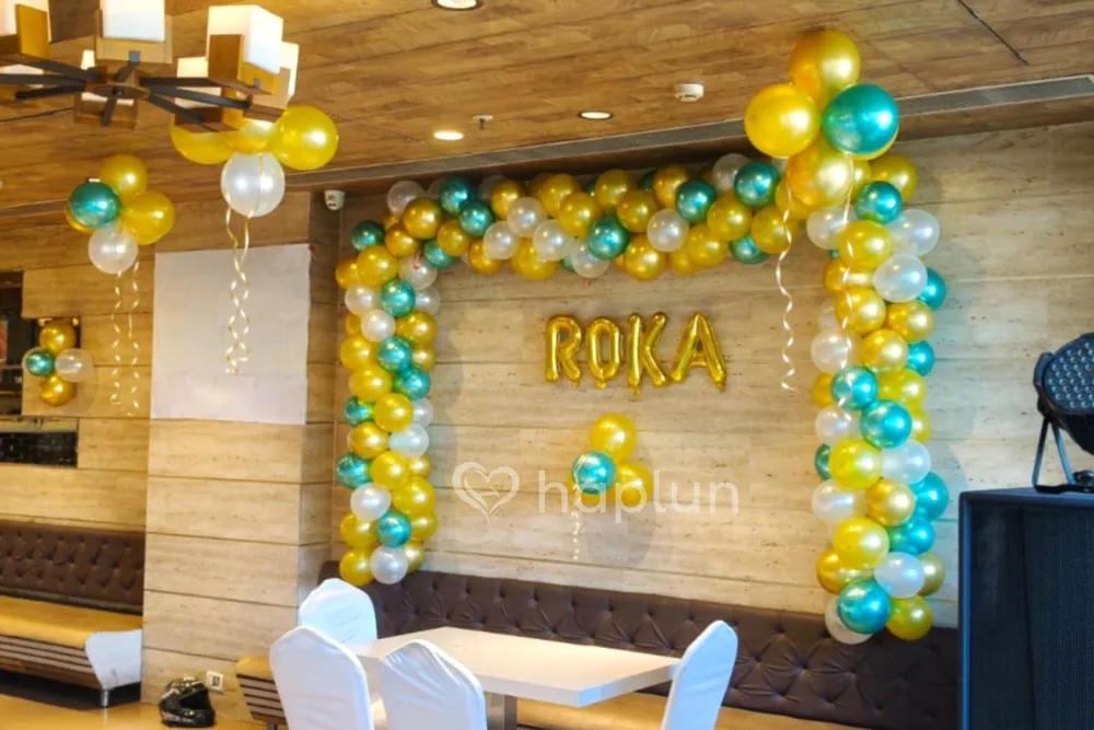 Roka Ceremony Decor at Hall