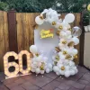 White Pastel Anniversary Decor