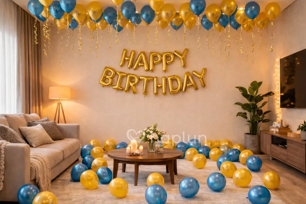 Amazing Metallic Balloons Decoration