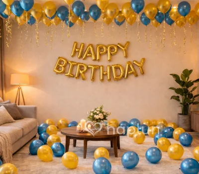 Amazing Metallic Balloons Decoration