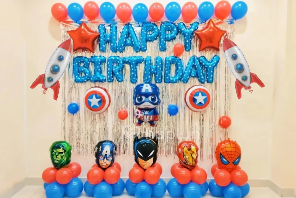 Avengers Superhero Theme Decoration