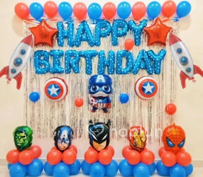 Avengers Superhero Theme Decoration