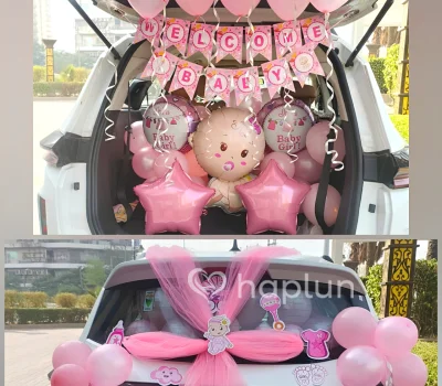 Baby Girl Car Dikki Decor
