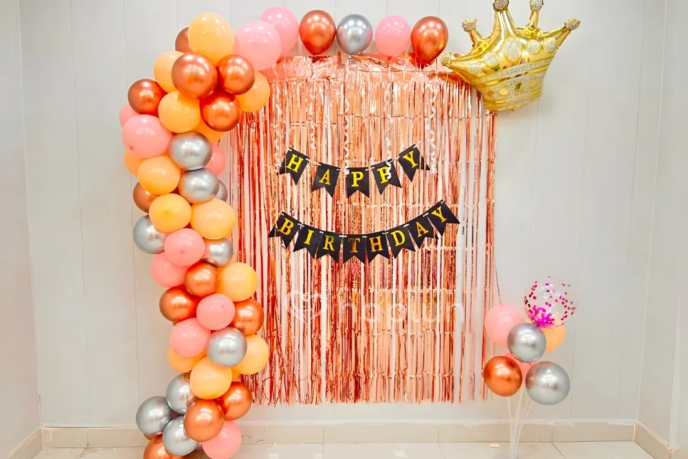 Birthday Arch Balloon Backdrop
