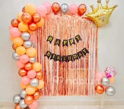 Birthday Arch Balloon Backdrop