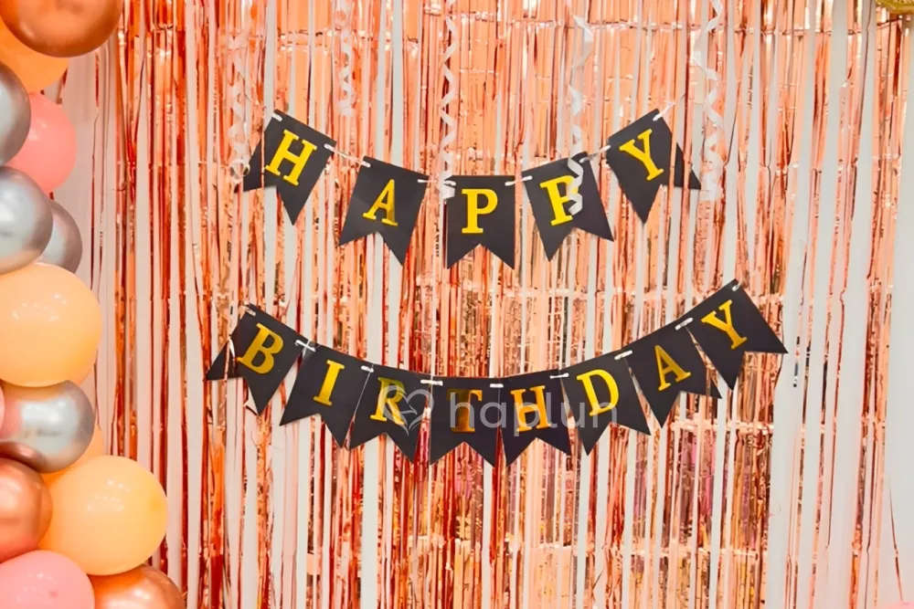 Birthday Paper Bunting  Decor
