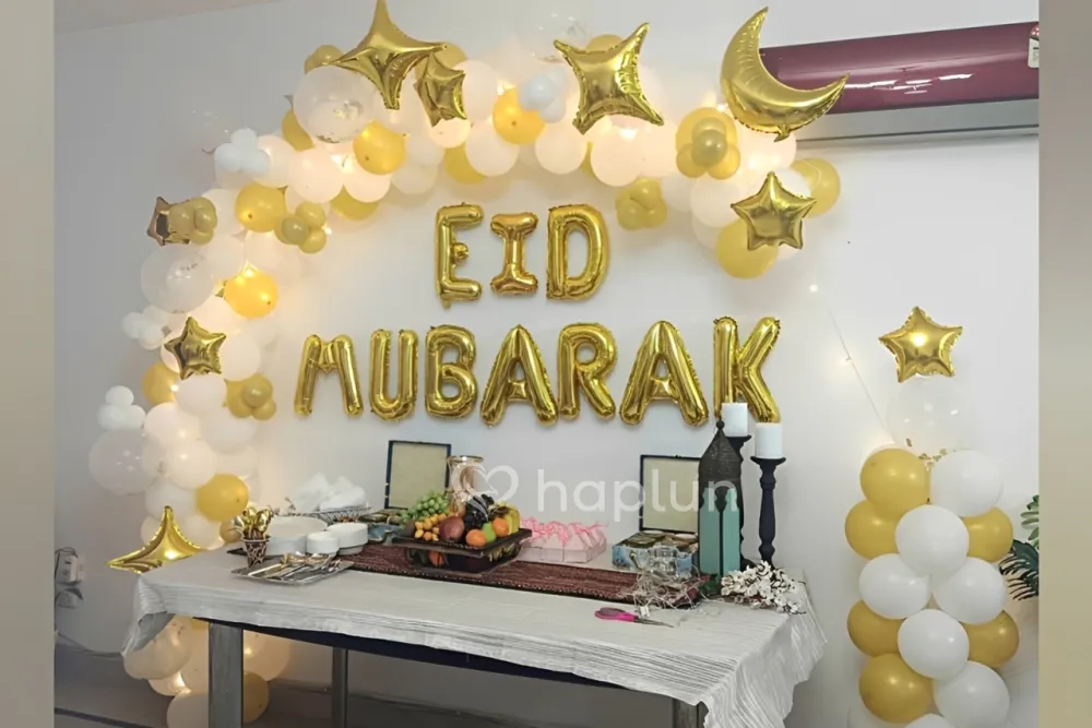 Eid Mubarak Balloon Decor