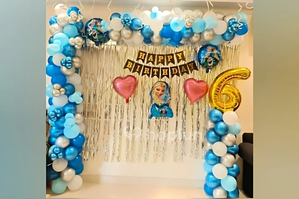 Frozen Princess Balloon Decor