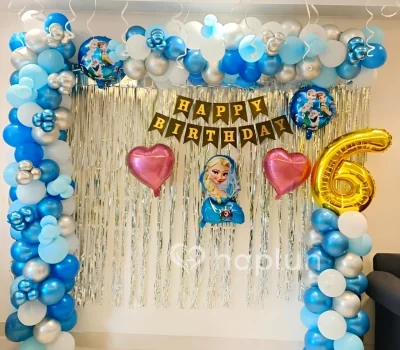 Frozen Princess Balloon Decor
