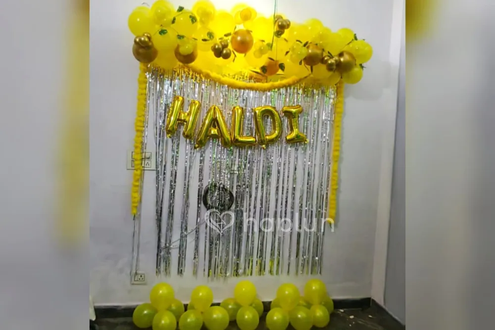 Haldi Background Decoration