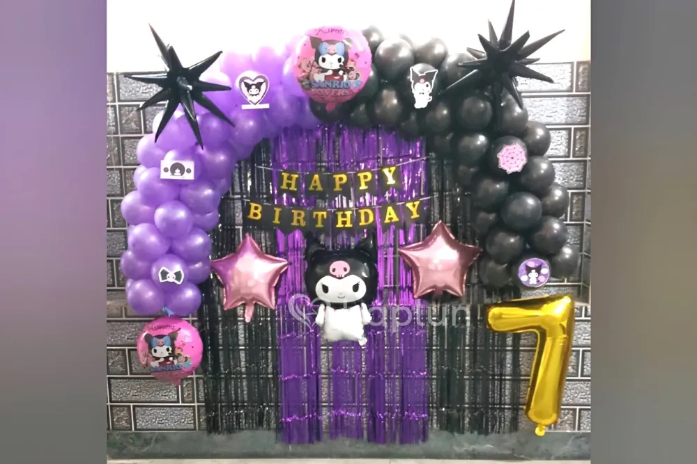 Kuromi Theme Birthday Decor