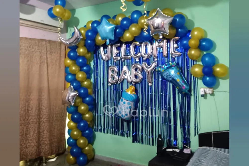 Multi color Baby Welcome Decor
