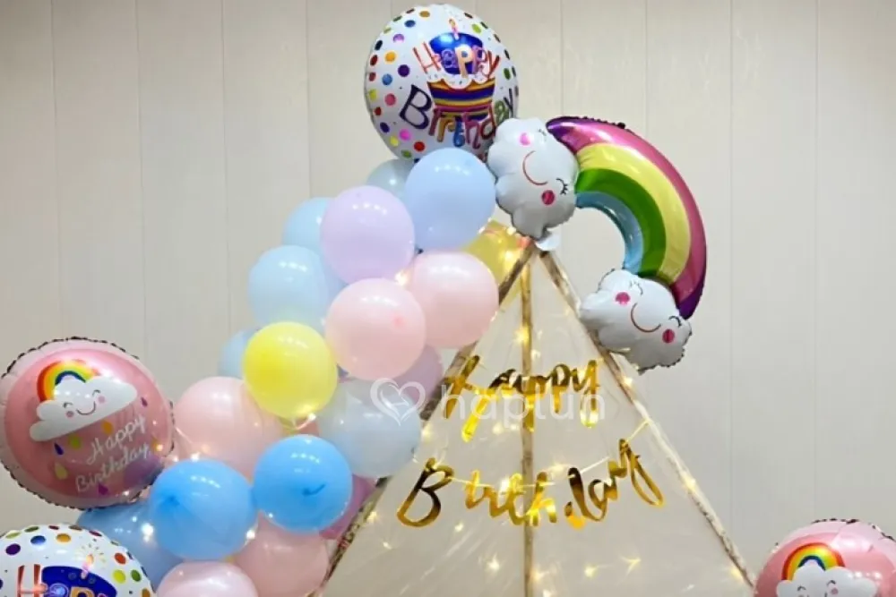 Rainbow Theme Birthday Decoration