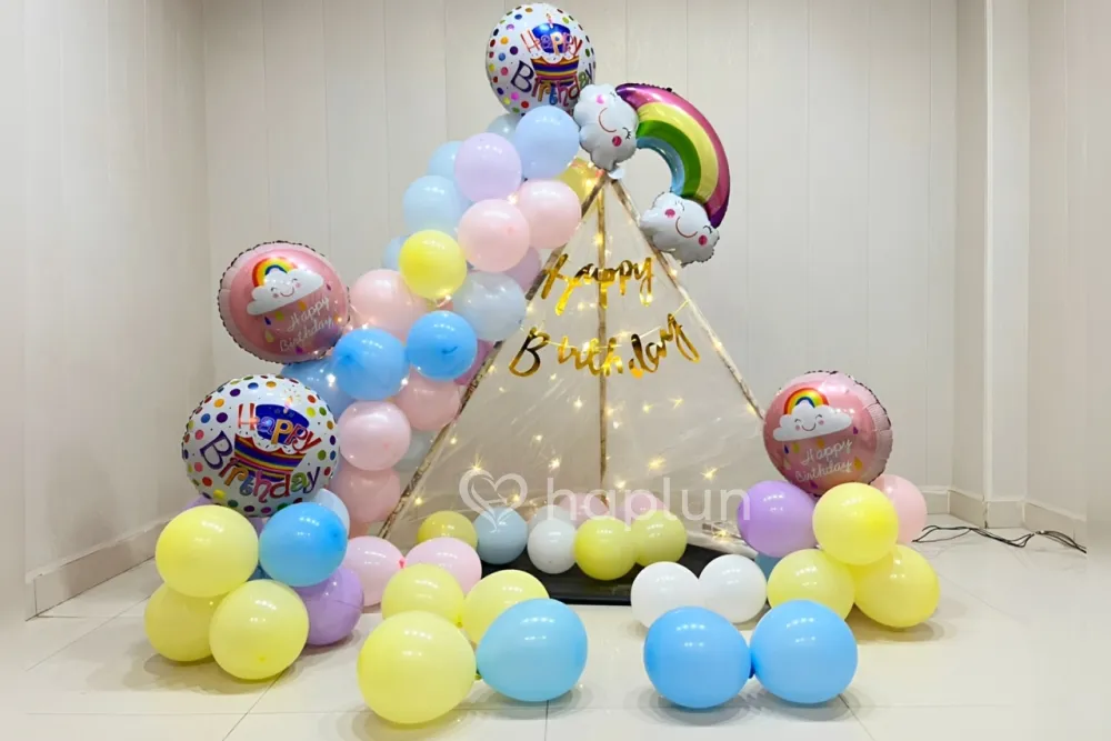 Rainbow Theme Birthday Decoration