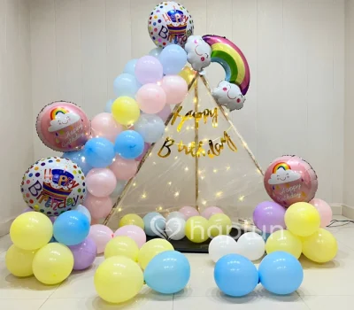 Rainbow Theme Birthday Decoration
