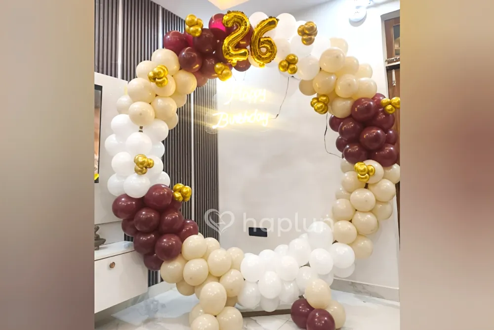 Simple Birthday Ring Decor