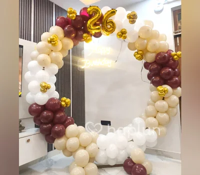 Simple Birthday Ring Decor