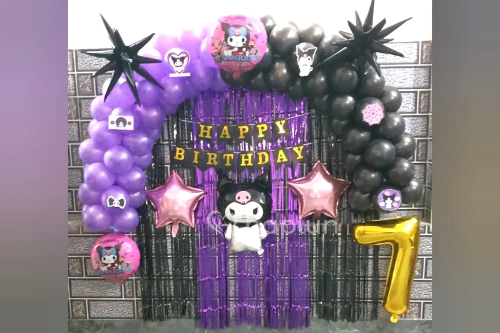 Splashy Kuromi Setup for Birthday