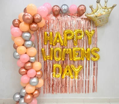 Women's Day Backdrop Decoration