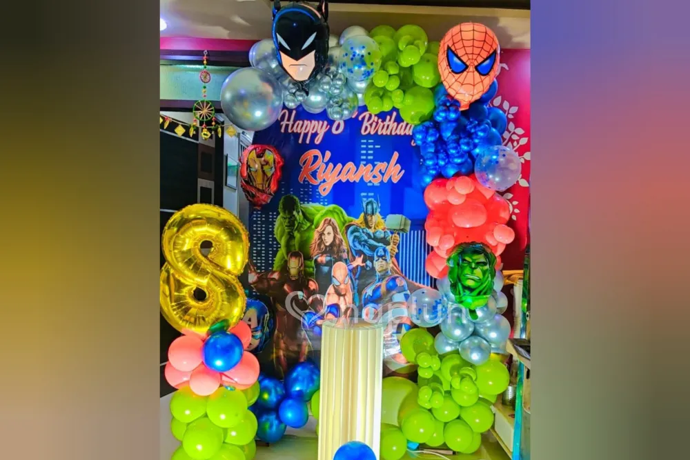Avengers Theme Kids Decoration