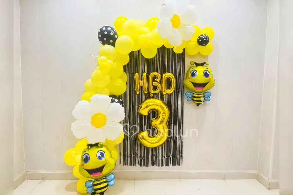 Bee Theme Birthday Decor
