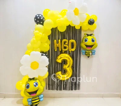 Bee Theme Birthday Decor