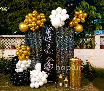 Chic Birthday Party Night Setup